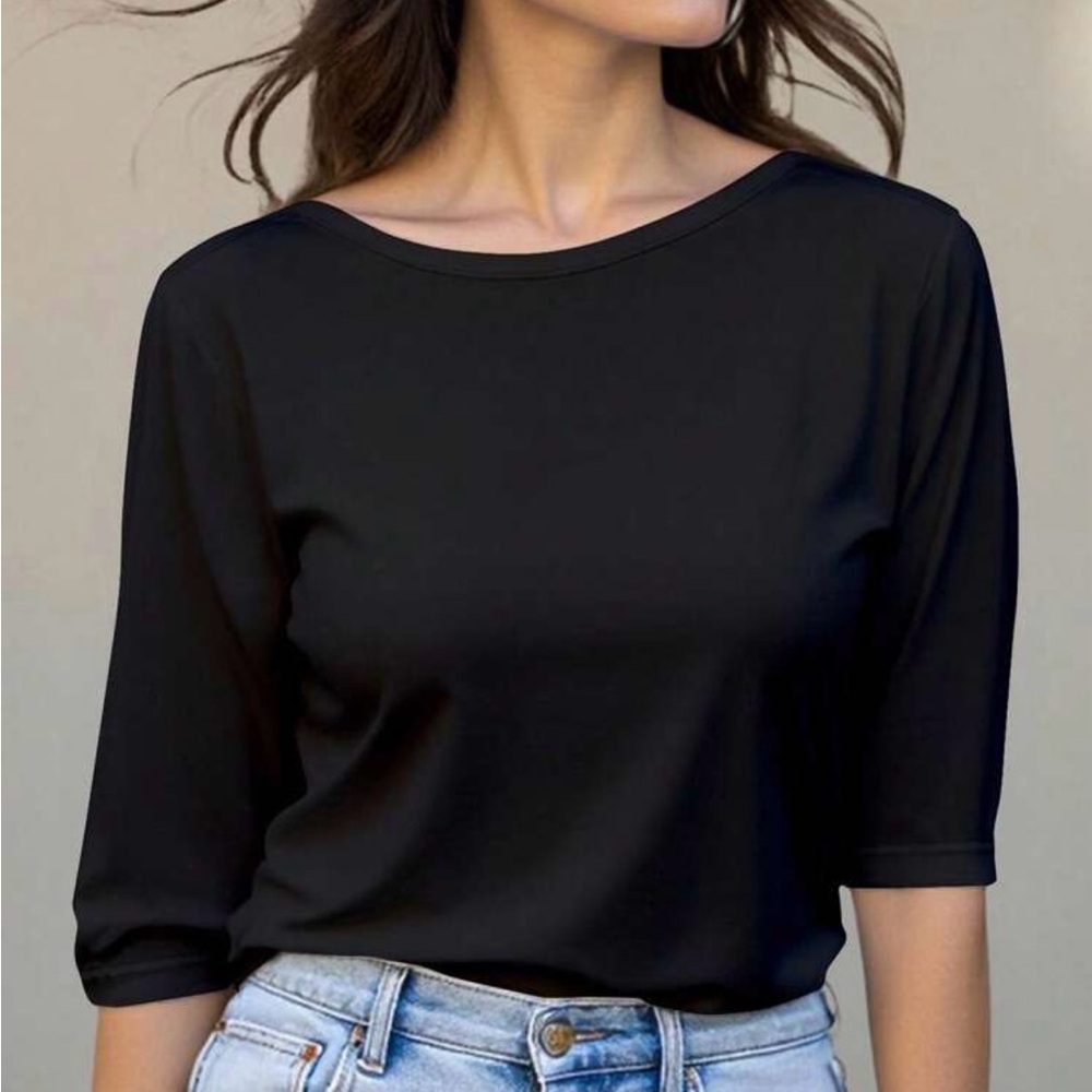 Elegant Black Women's Top